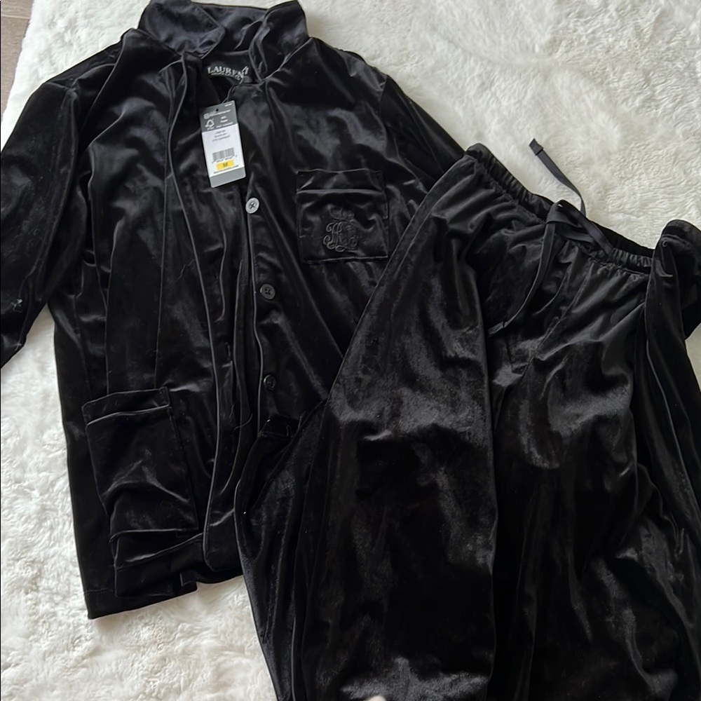 Lauren Ralph Lauren Black Lightweight Shirt Jacket